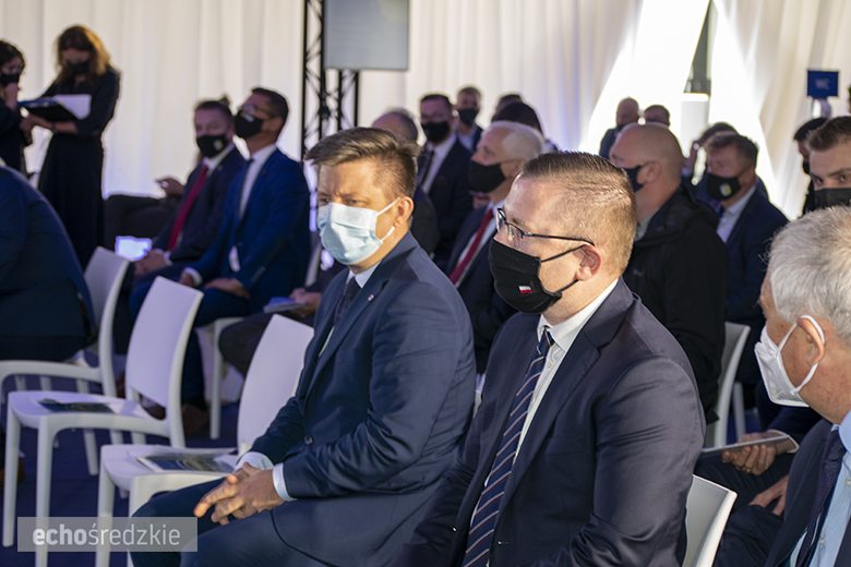 Wbudowanie kamienia węgielnego pod budowę zakładu Frito Lay w miejscowości Święte