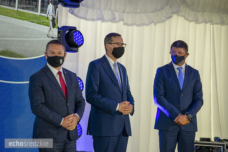 Wbudowanie kamienia węgielnego pod budowę zakładu Frito Lay w miejscowości Święte