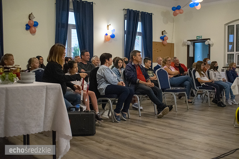 Przywitanie Filipa Rodzika w świetlicy w Przedmościu