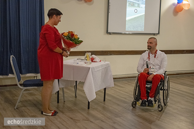 Przywitanie Filipa Rodzika w świetlicy w Przedmościu