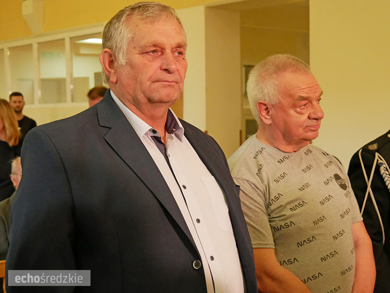 Uroczyste wręczenie odznaczeń podczas świętowania 75-lecia OSP w gminie Malczyce