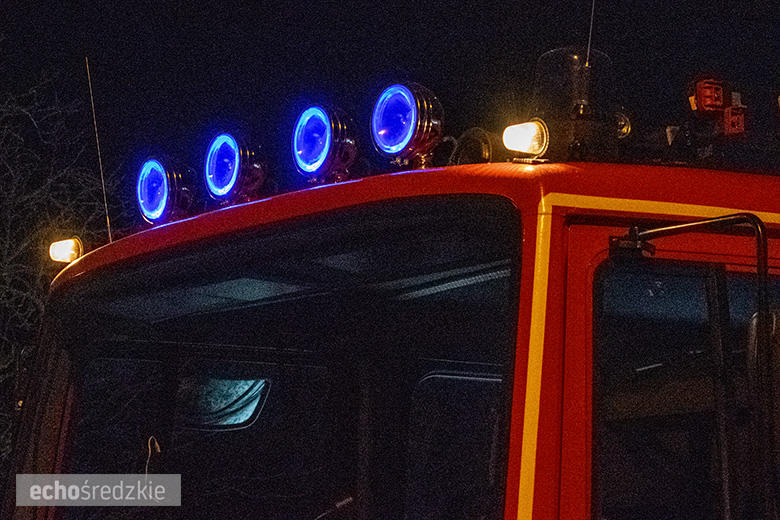 Powitanie nowego samochodu OSP Lusina