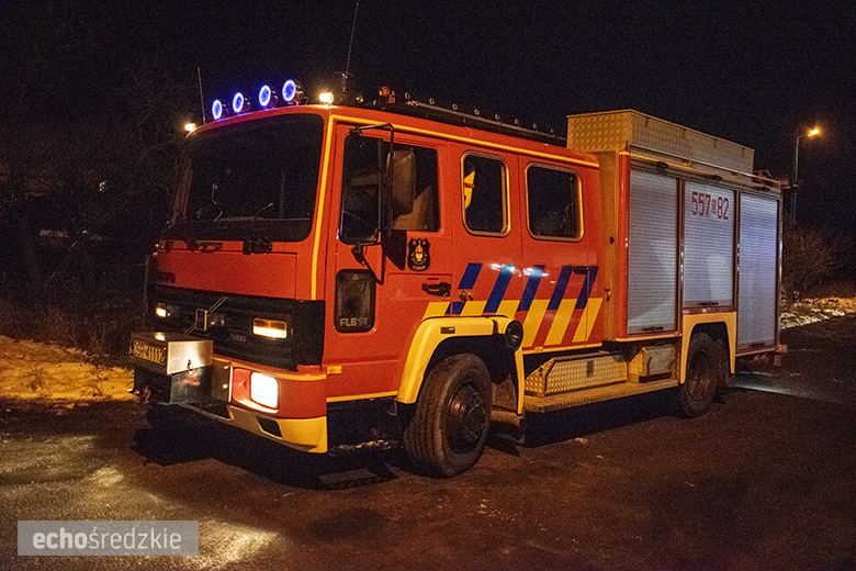 Powitanie nowego samochodu OSP Lusina