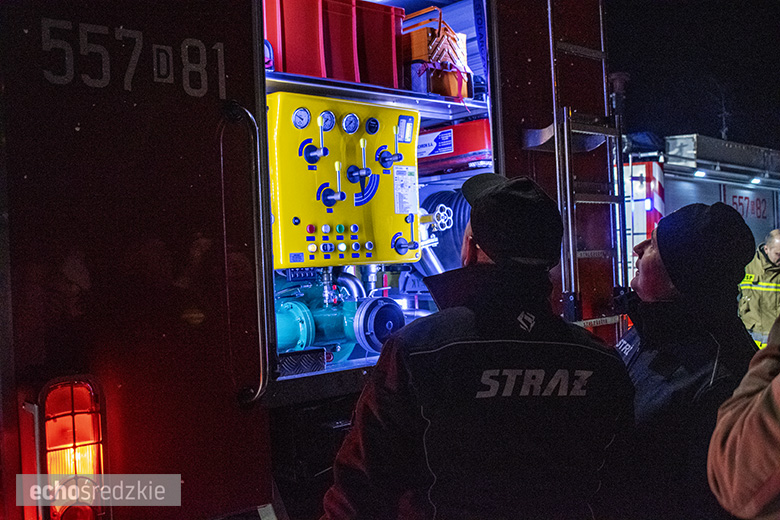 Powitanie nowego samochodu OSP Lusina