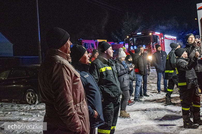 Powitanie nowego samochodu OSP Lusina