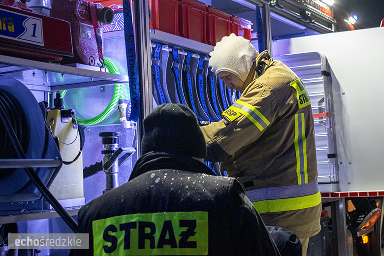 Powitanie nowego samochodu OSP Lusina