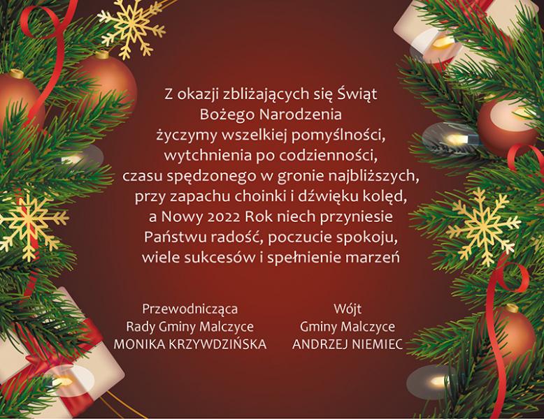 Życzenia bożonarodzeniowe