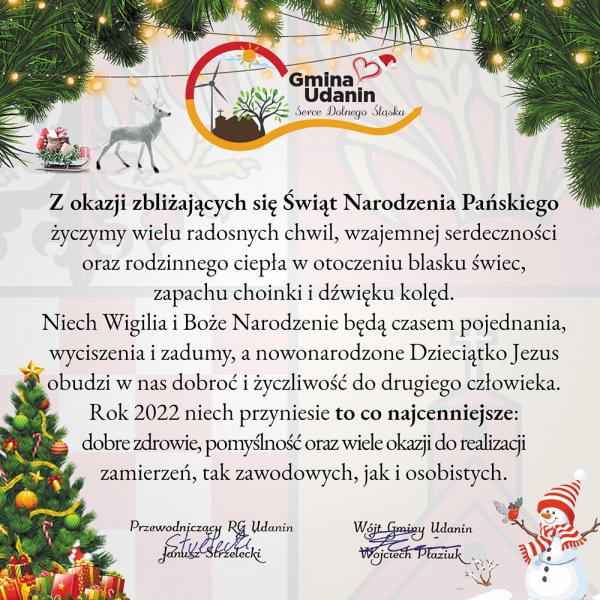 Życzenia bożonarodzeniowe