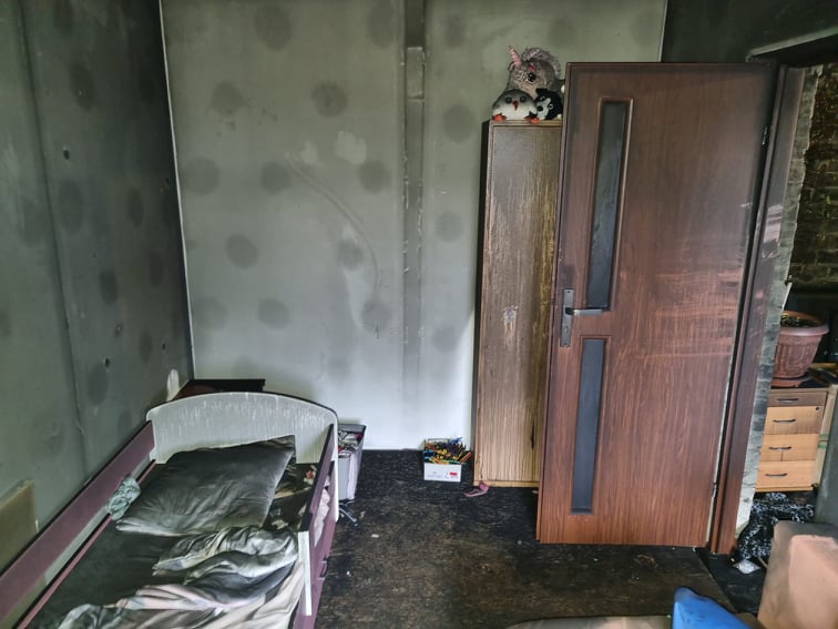 W mieszkaniu w Chwalimierzu wybuchł pożar
