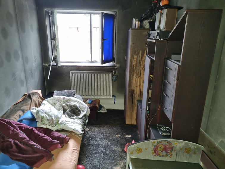 W mieszkaniu w Chwalimierzu wybuchł pożar