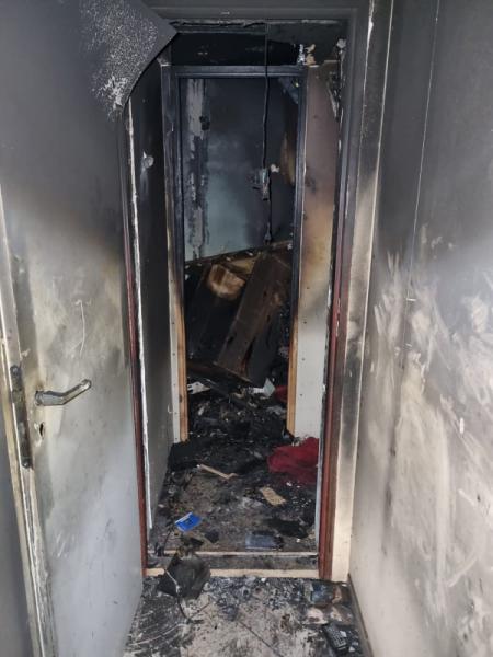 W mieszkaniu w Chwalimierzu wybuchł pożar