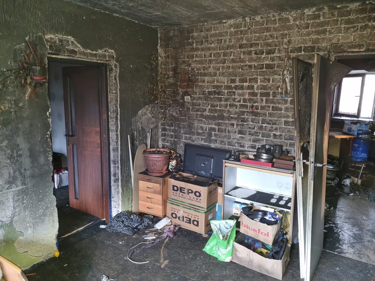 W mieszkaniu w Chwalimierzu wybuchł pożar