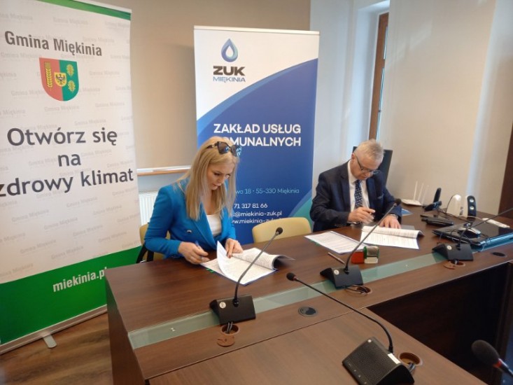 Podpisanie umów na wykonanie dokumentacji projektowej kanalizacji