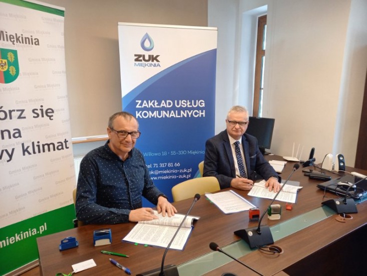 Podpisanie umów na wykonanie dokumentacji projektowej kanalizacji