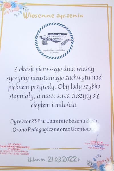 Powitanie wiosny w Udaninie. Przez miejscowość przeszedł barwny korowód