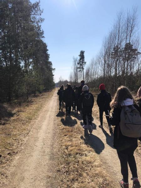 Harcerze na Rajdzie Marzanna