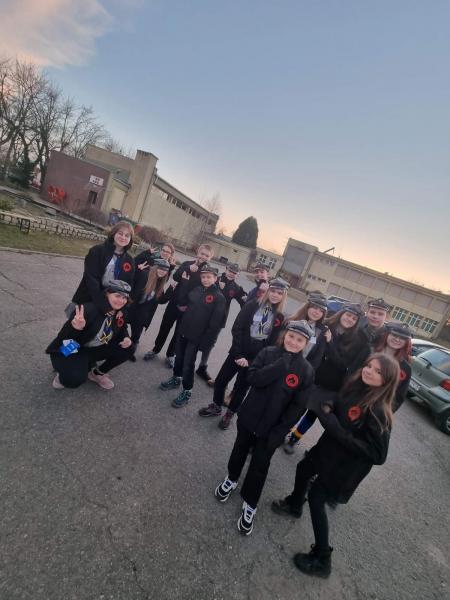 Harcerze na Rajdzie Marzanna