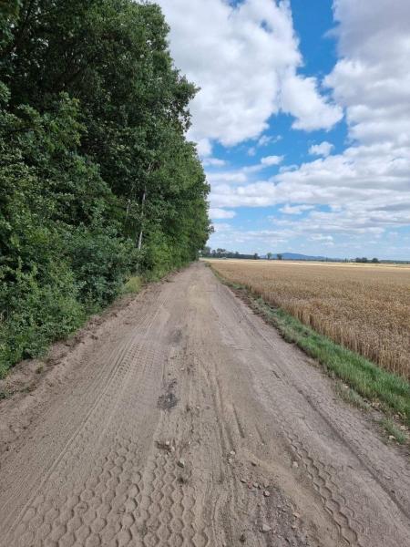 Remont drogi w miejscowości Lasek