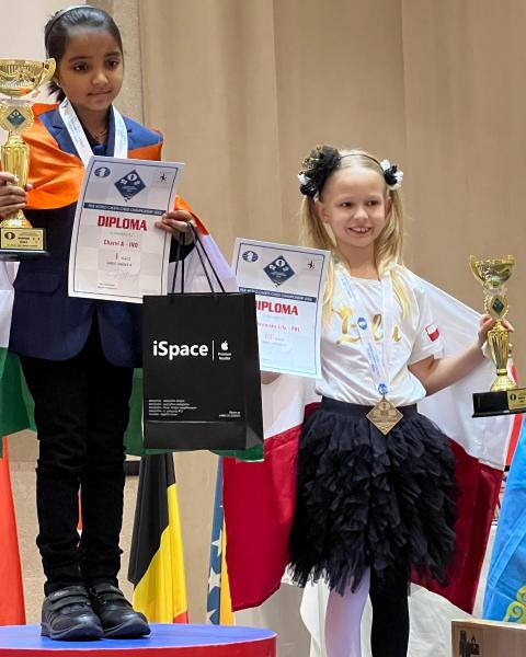 Brązowy medal Mistrzostw Świata Juniorów - Girls U8