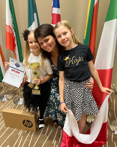 Brązowy medal Mistrzostw Świata Juniorów - Girls U8