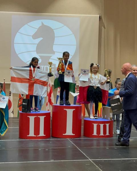 Brązowy medal Mistrzostw Świata Juniorów - Girls U8