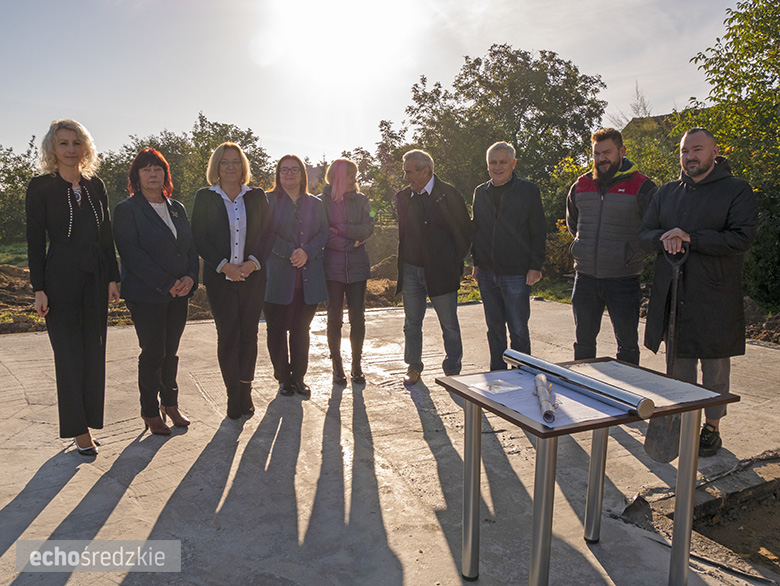 Wmurowano kamień węgielny w budynek remizy strażackiej w Bogdanowie