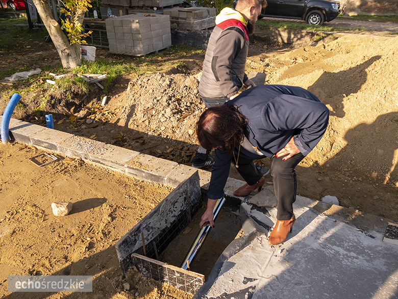 Wmurowano kamień węgielny w budynek remizy strażackiej w Bogdanowie