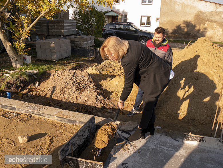 Wmurowano kamień węgielny w budynek remizy strażackiej w Bogdanowie