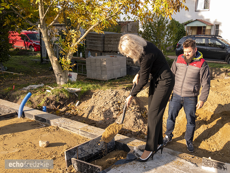 Wmurowano kamień węgielny w budynek remizy strażackiej w Bogdanowie