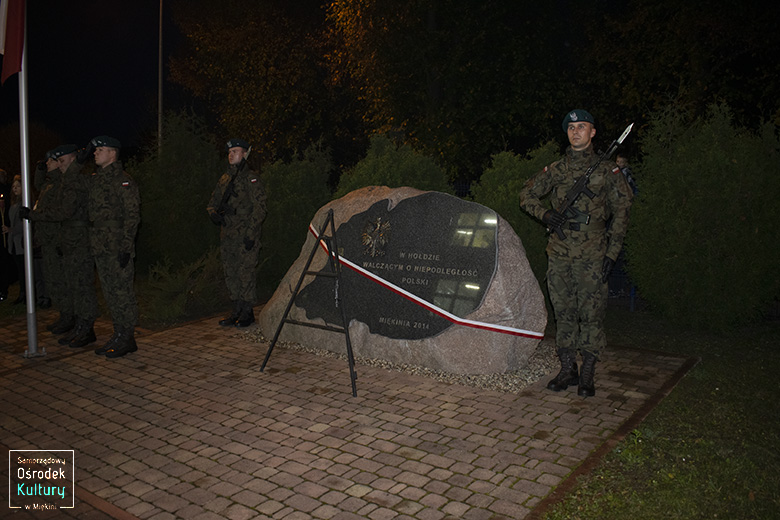 Uroczyste obchody Święta Niepodległości w Miękini