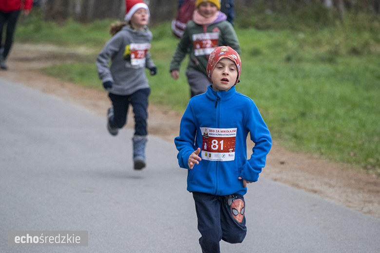 Mikołajkowy bieg w Wilkszynie
