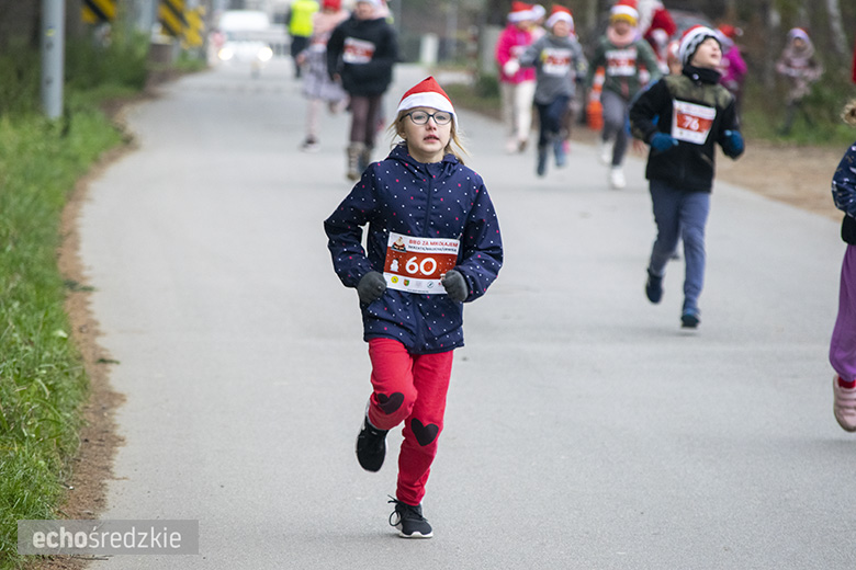 Mikołajkowy bieg w Wilkszynie