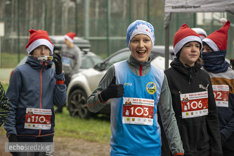 Mikołajkowy bieg w Wilkszynie