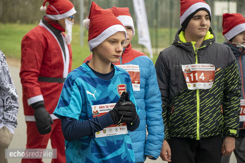 Mikołajkowy bieg w Wilkszynie