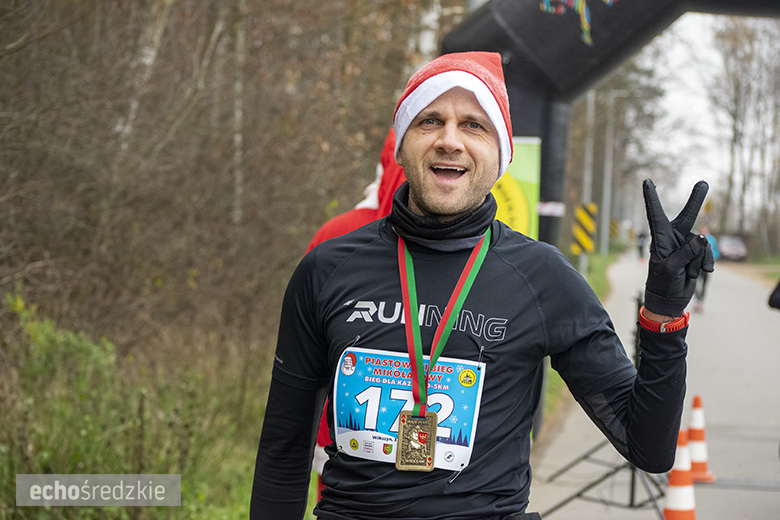 Mikołajkowy bieg w Wilkszynie