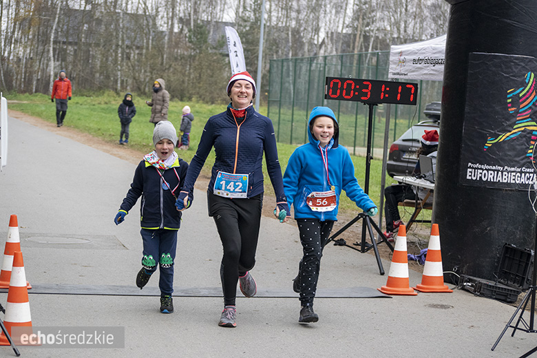 Mikołajkowy bieg w Wilkszynie