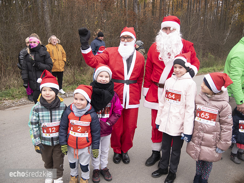 Mikołajkowy bieg w Wilkszynie