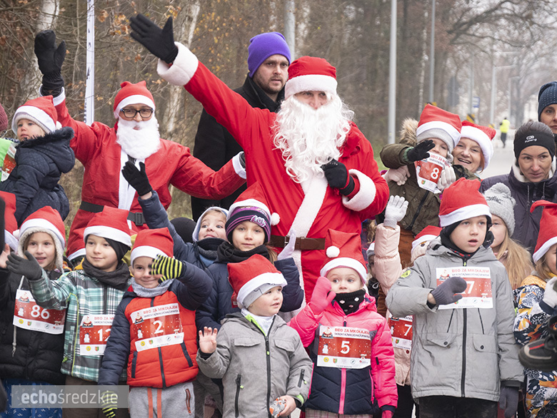 Mikołajkowy bieg w Wilkszynie