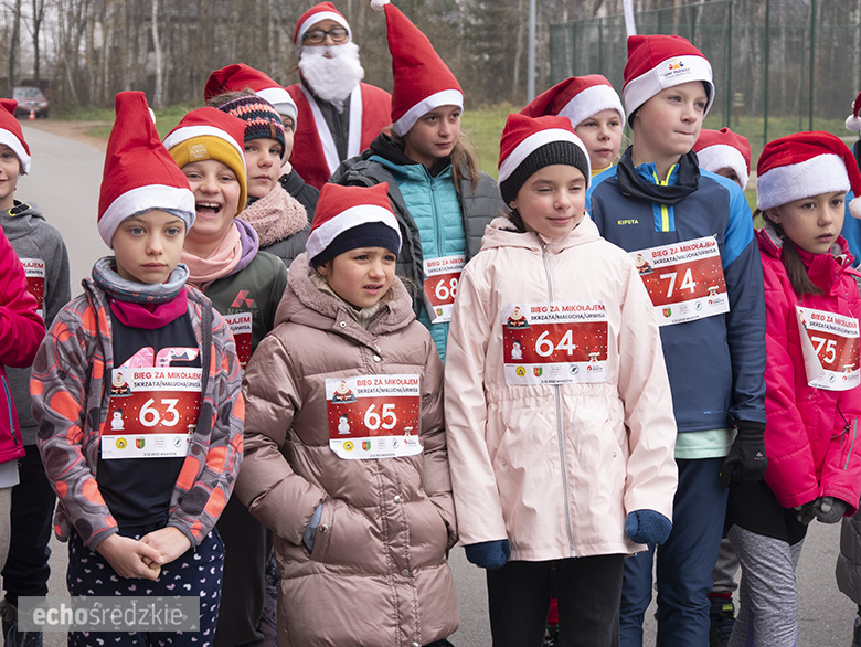 Mikołajkowy bieg w Wilkszynie