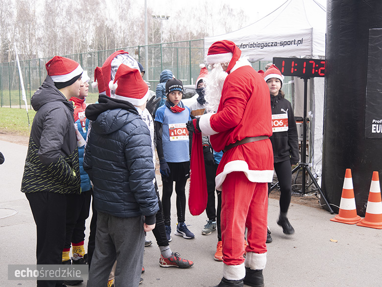 Mikołajkowy bieg w Wilkszynie