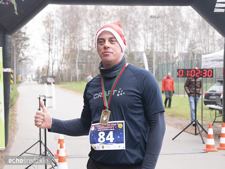 Mikołajkowy bieg w Wilkszynie