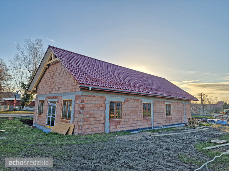 Budowa świetlicy wiejskiej w Chmielowie