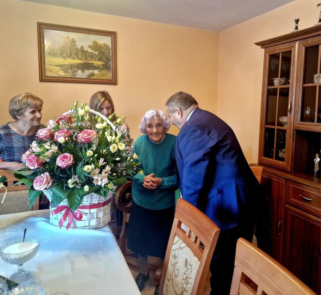 Setne urodziny mieszkanki Wróblowic