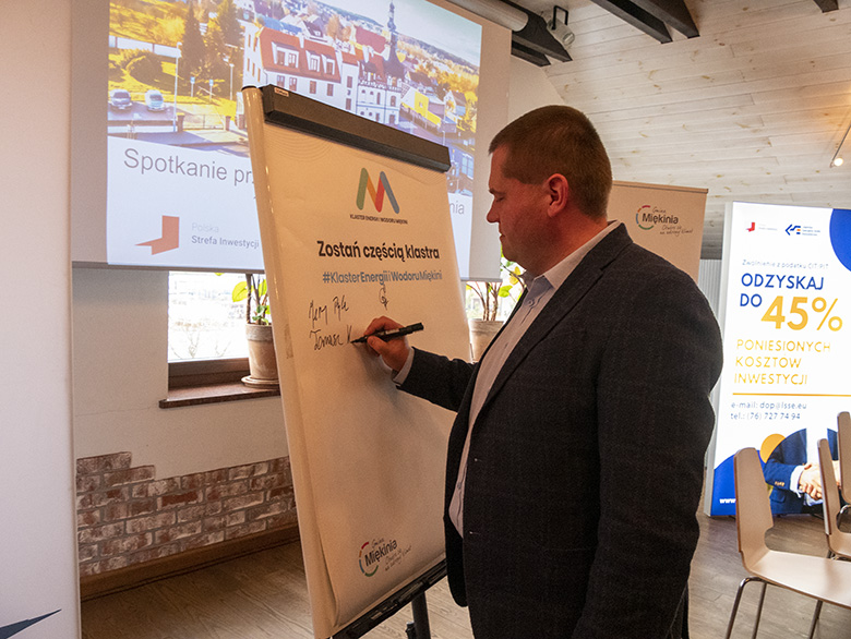 Spotkanie z przedsiębiorcami w Wilkszynie