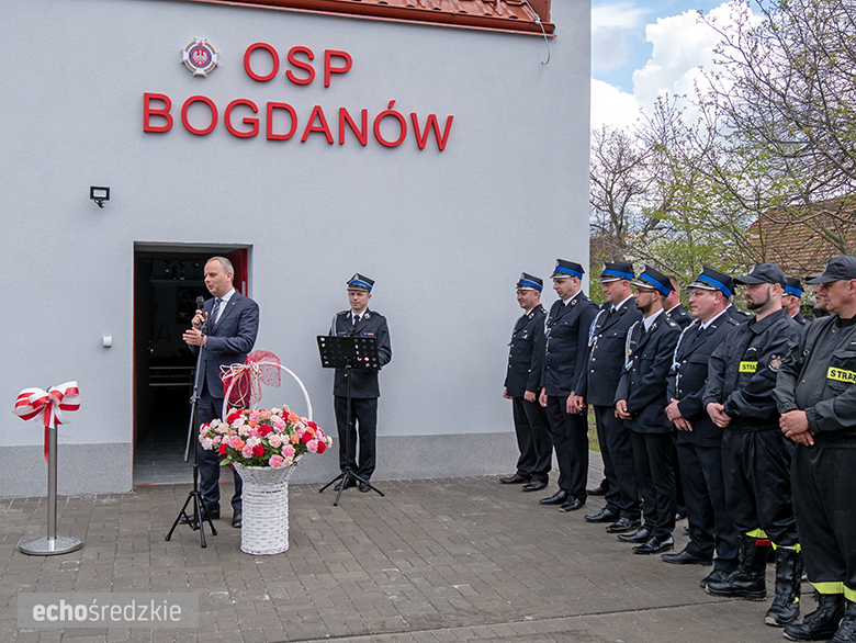 Uroczyste otwarcie remizy i świetlicy w Bogdanowie