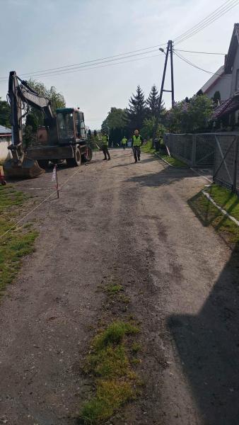 Trwa remont ulicy Wierzbowej w Konarach