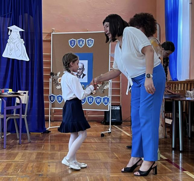 Zakończenie roku szkolnego w Szkole Podstawowej w  Mieczkowie