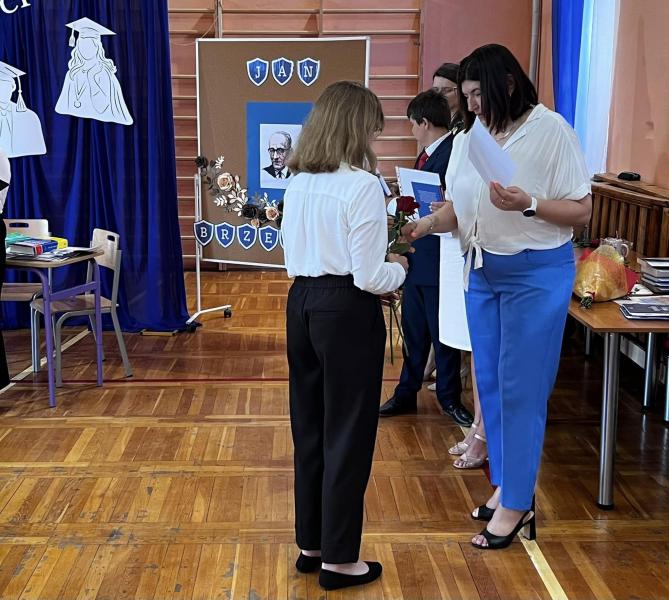 Zakończenie roku szkolnego w Szkole Podstawowej w  Mieczkowie