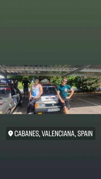 Przejechali dwoma polonezami ponad 8tys. kilometrów