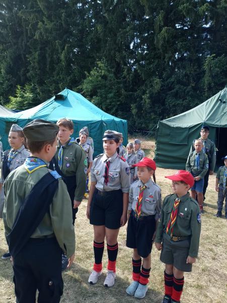 3. Malczycki Szczep Harcerski Ogień na obozie w Szklarskiej Porębie